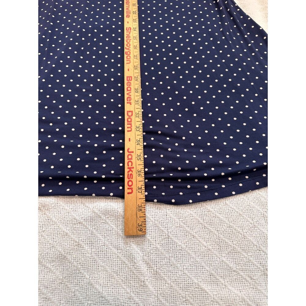 Old Navy Navy White Polka Dot Sleeveless Swing Dress Size XL - Picture 5 of 6